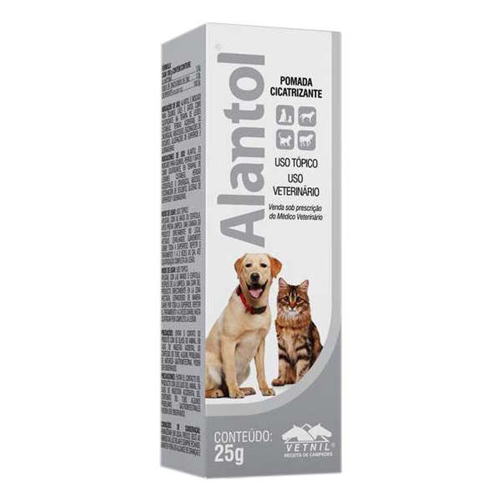 Alantol Pomada Cicatrizante Vetnil - 25 g em Oferta na Shopee
