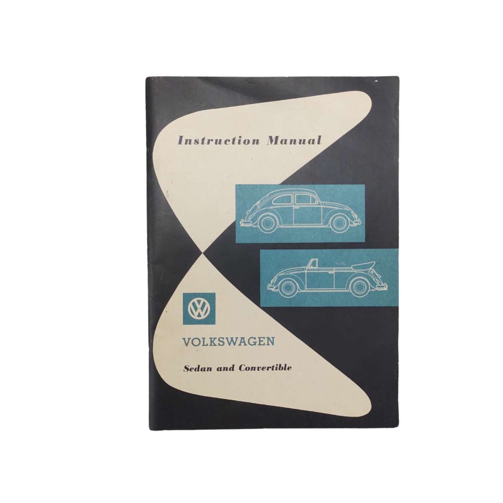 Manual Instrução Proprietário Fusca Conversível Sedan 1961