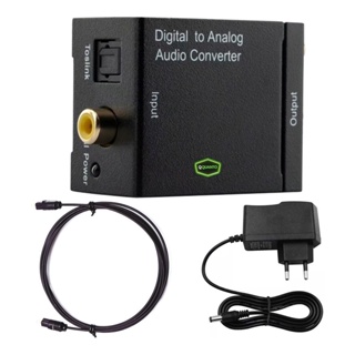 Conversor Optico Digital P/ Saída Rca + Cabo Optico em Oferta na Shopee