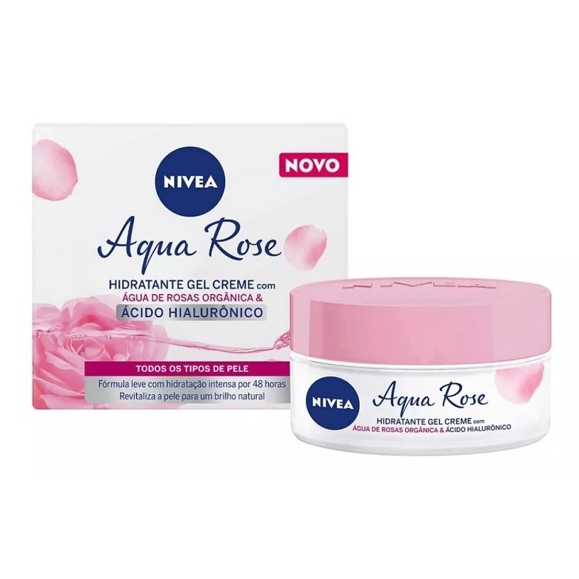 Hidratante Gel Creme Nivea Aqua Rose 50 Ml - Bdf Nivea