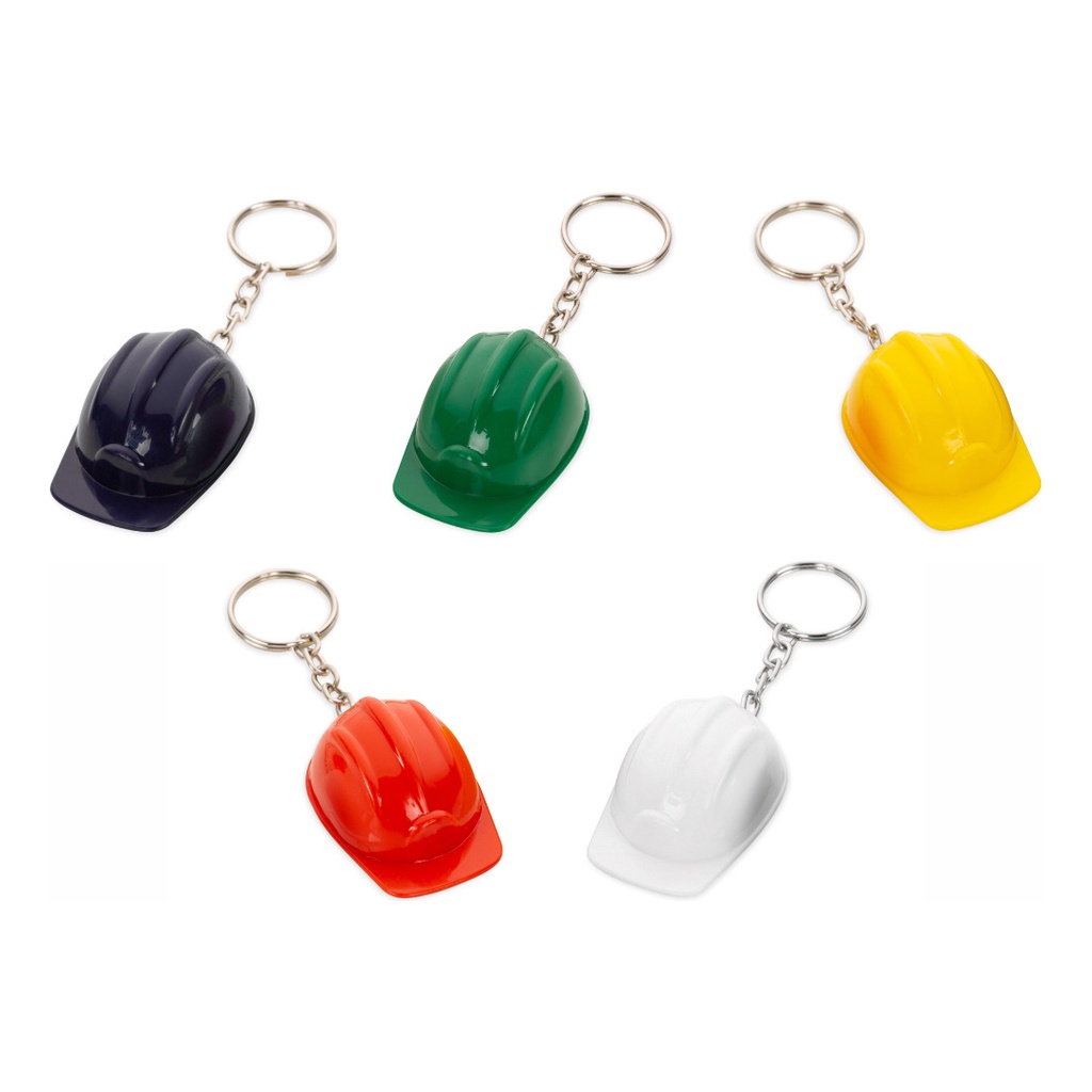 Kit 5 Chaveiro Capacete De Obras Epi