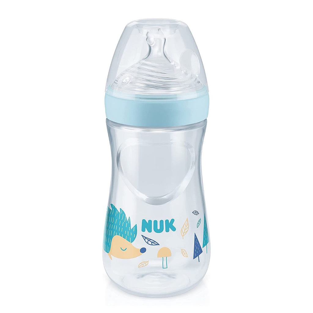 Imagem Mamadeira Essence Smart Flow 270ml Bico 6m+ Azul NUK