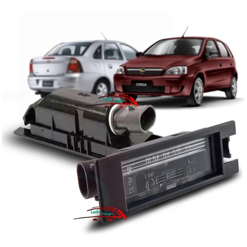 2 Luz Placa Lanterna Corsa Maxx Premium Joy Ss Hatch Sedan