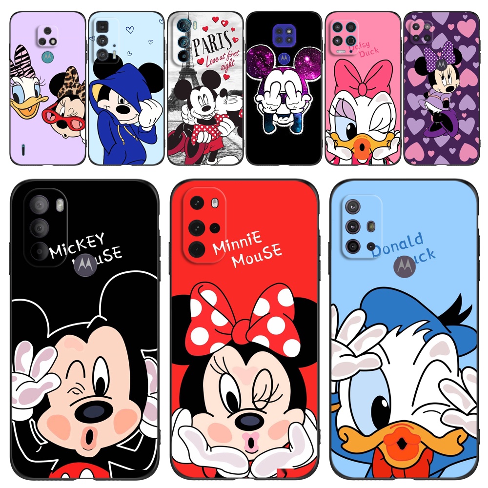 Capa Para Moto Motorola G31 G71 5G G22 4G E32 Telefone Sorriso Fofo Mickey Tímido