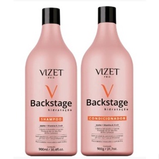 Combo Shampoo + Máscara Condicionante 900ml Backstage Hidratação Vizet em Oferta na Shopee