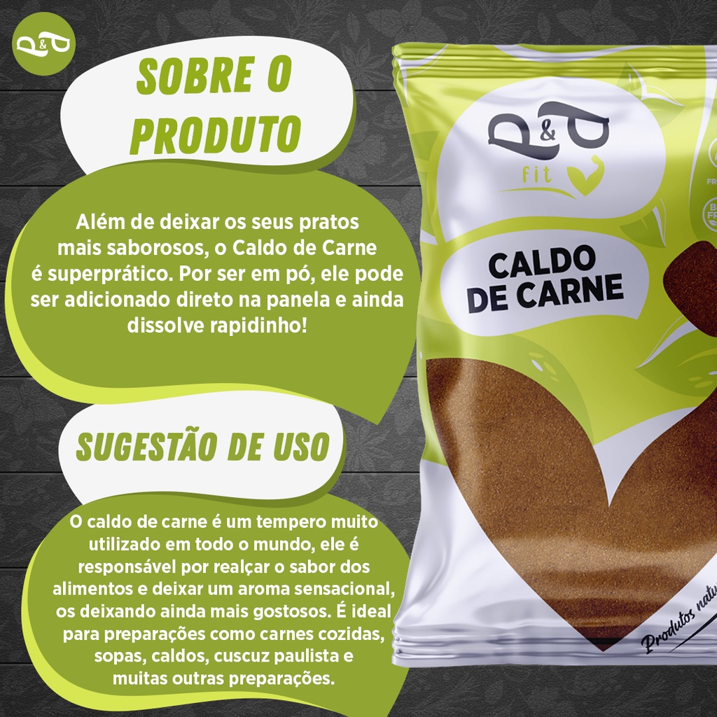 Caldo de Carne - 500g - P&P