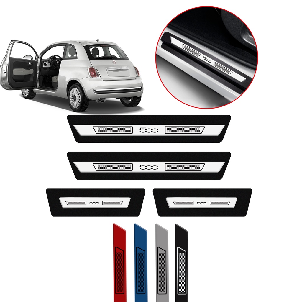 Soleira de Porta na Cor do Veículo para Fiat 500