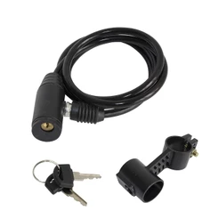 Cadeado Bike Anti Furto Bicicleta Paco 6mm X 1mt Com Chave