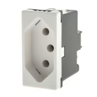 Modulo Tomada 10A Pial Plus+ Legrand Branco 615038BC