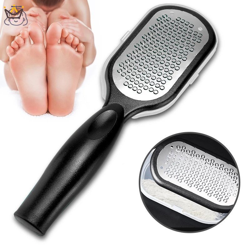 Arquivo De Pedicure De Pé De Aço Inoxidável Calo Remover Raspador Rasp Portátil Colossal Ralador Purificador Pro Para Pé