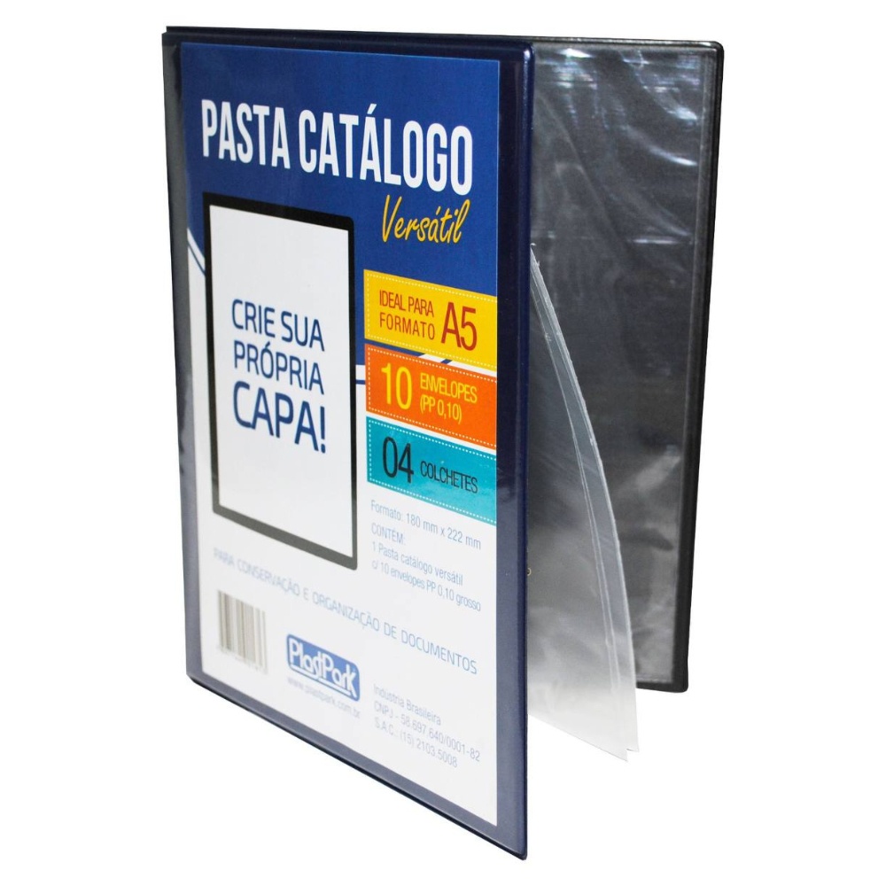 PASTA AZUL A5 10 FOLHAS ENVELOPES SACOS CARTA JUMBO POKEMON TCG CAPA DURA 180mmX222mm CATÁLOGO GPK