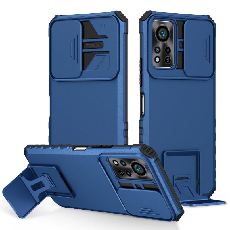 Capa Fosco À Prova De Choque Para Infinix Hot 11S NFC 12 11 10 Play 10S Note 11S Pro Armor Bracket Push Window Back Cover