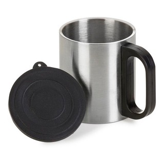 Kit 10 Unidades Caneca De Inox Com Tampa De Plastico, 180 Ml