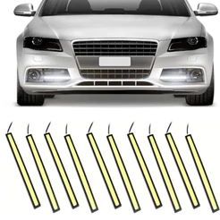 Kit 10 Barras Led Drl Farol Auxiliar Longa 17cm Super Branca