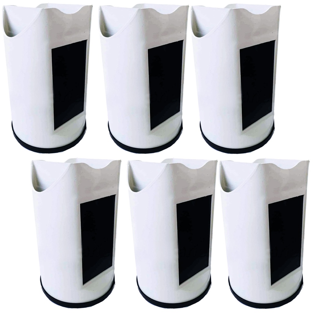 Porta Guardanapo 3 em 1 Canudo Sache Kit 6 Pcs Bar Cores