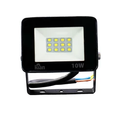 Projetor Holofote Led 10W 6,500K Preto Kian