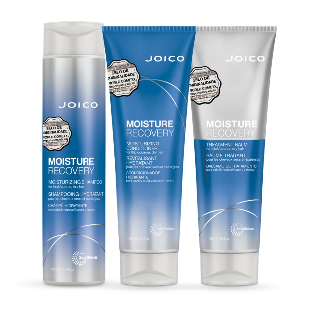 Kit Joico Moisture Recovery - Hidratação Profunda Em Cabelos Grossos, Crespos e Cacheados em Oferta na Shopee