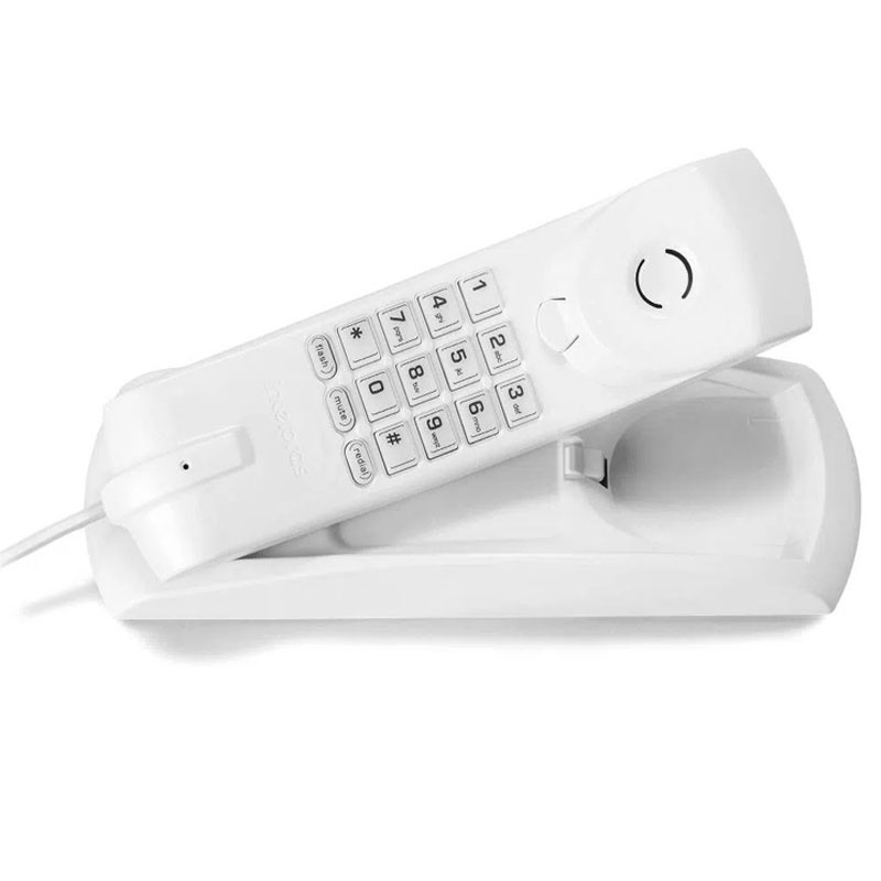 Telefone gôndola com fio cinza ártico TC 20 Intelbras Telefone gôndola com fio cinza ártico TC 20 Intelbras
