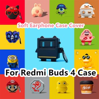 Estoque Pronto ! Para Redmi Buds 4 Case Cartoon Padrões Criativos Kabi Pokeball Capa Macia Fone De Ouvido
