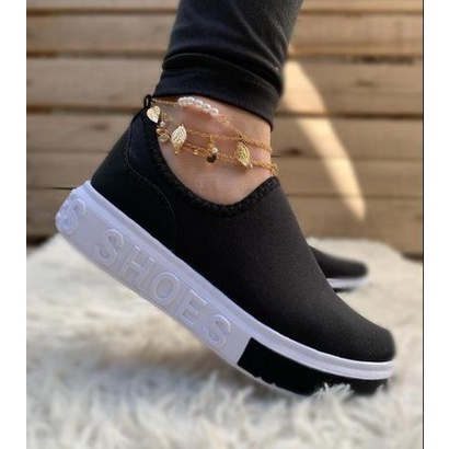Tenis Feminino Shoes Slip On Calce Facil