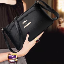 2023 new women's one-shoulder Messenger women's bag fashion casual middle-aged and elderly mother's bag small square bag