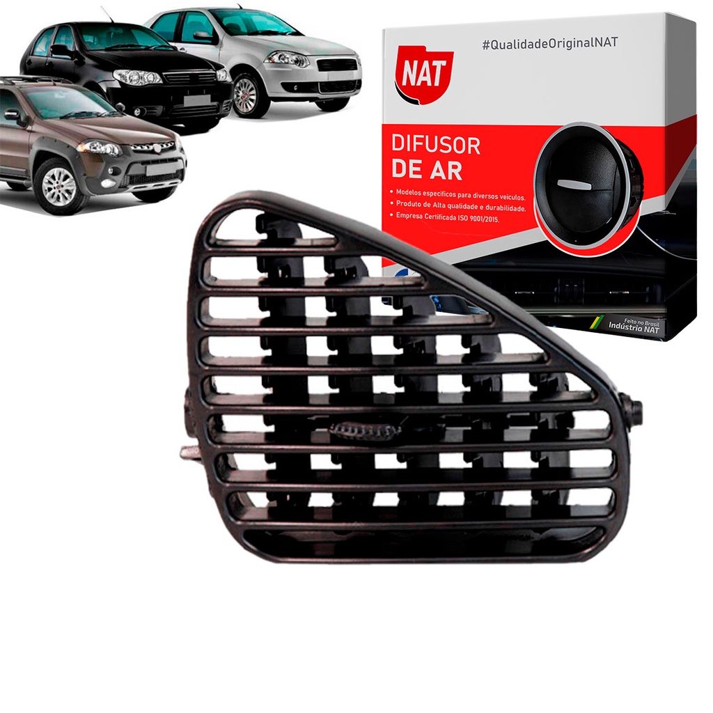 Difusor Saida De Ar Palio Siena Strada Fire 2002 Até 2010 em Oferta na Shopee