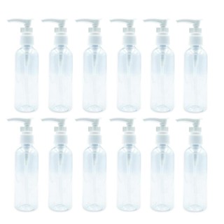 Kit 12 Frasco Válvula Pump Álcool Gel Sabonete Líquido 100ml