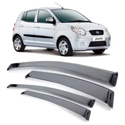 Calha de Chuva Defletor Kia Picanto 2010 a 2011 4 Portas Ecoflex