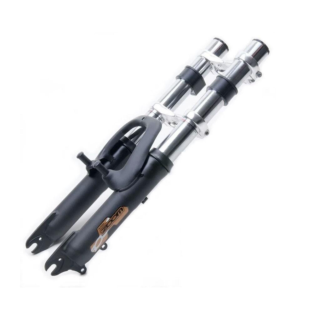 GARFO 20 DOWNHILL 620DH ACO PRETO C/SUSP. MOLA/ELAST 21 1MM P/DISCO OU V/BRAKE -TRAVEL 50MM -GORDO/ ZOOM em Oferta na Shopee