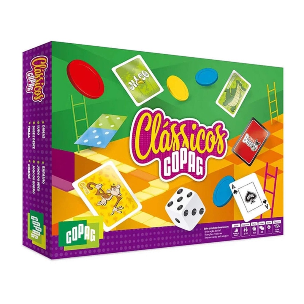 Kit Box 7 Jogos Clássicos Copag 90942