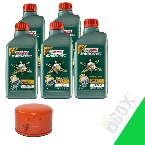 KIT TROCA DE ÓLEO 5W40 CASTROL + FILTRO (LIVINA 1.6 16V 2009>2014)
