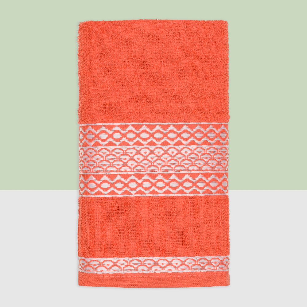 Toalha de Rosto Isabela - Kihertex Laranja em Oferta na Shopee