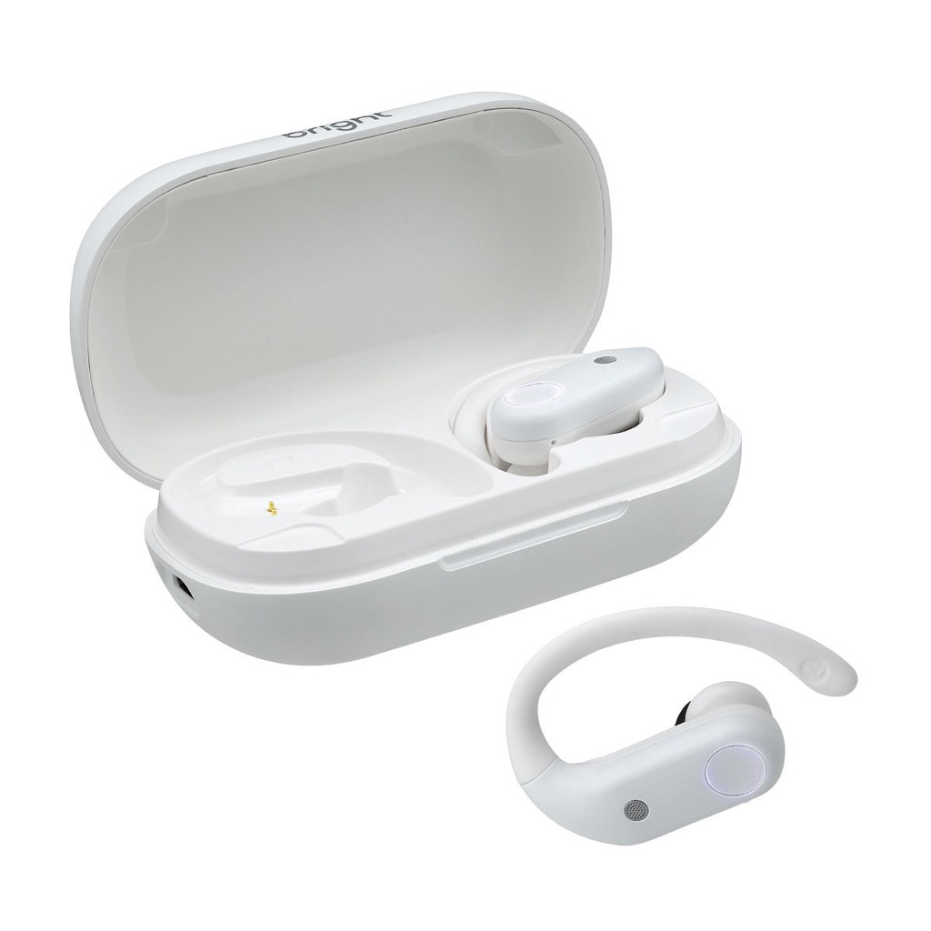 Fone De Ouvido In-ear Bluetooth Visor Led Sport Bright Fn571 BRANCO