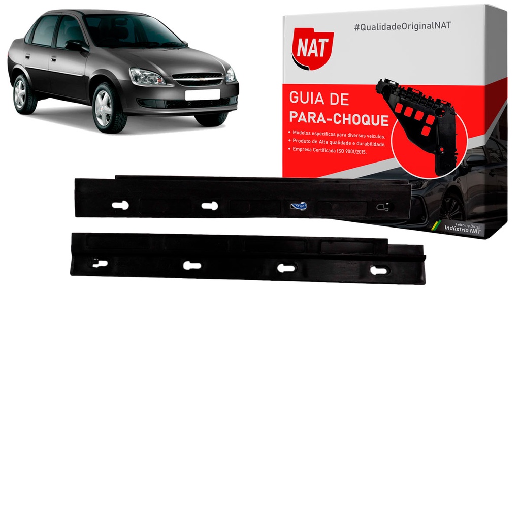 Suporte Guia Parachoque Corsa Classic 2010 Até 2016 Traseiro em Oferta na Shopee