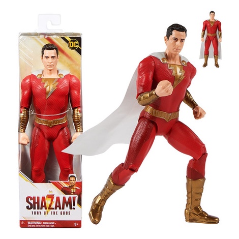 Boneco Shazam 30cm Fúria Dos Deuses O Filme Brinquedo Dc Comics Boneco Figura de Ação Colecionável Decoração Brinquedos Detalhes Original Sunny brinquedos