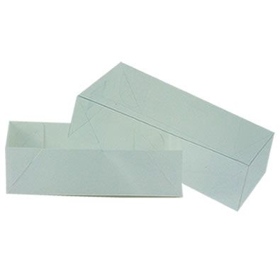 Caixa Transparente de Acetato Branca - Ref.CH-01 -18x9x3  - 20 unidades - CAC