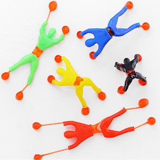 Kit 20 Boneco Gruda e Desce na Parede Ninja Color homen aranha