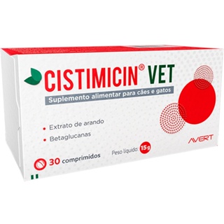 Cistimicin Vet Suplemento Alimentar Para Cães E Gatos Avert em Oferta na Shopee