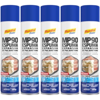Espuma Bricolagem 430 ml com 5 Unidades MUNDIAL PRIME