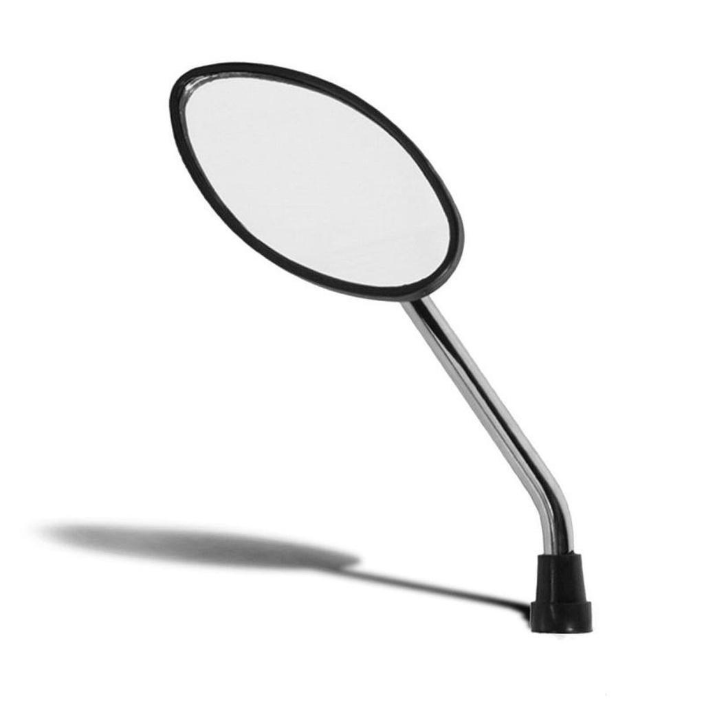 Espelho Retrovisor Mini Speed Cromo Forte Direito Esquerdo Peças Acessórios De Moto Para Reposição