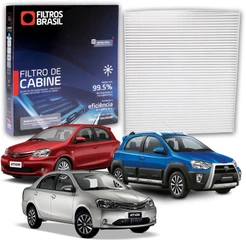 Filtro da Cabine Ar Condicionado pra para Toyota Etios X 1.3 Etios XS Etios Platinum Cross 2015>