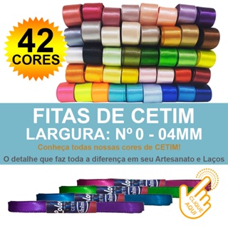 FITA CETIM LISA SINIMBU 10MT REF.9946/04 MM/Nº0 em Oferta na Shopee