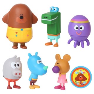 Hey Duggee Série Boneca De Ação anime PVC Acessórios Para Carros De Mesa Presente De Aniversário De Ventiladores Infantis