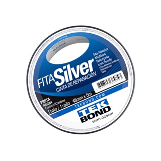 Fita silver prata 48mm x 5m - tekbond