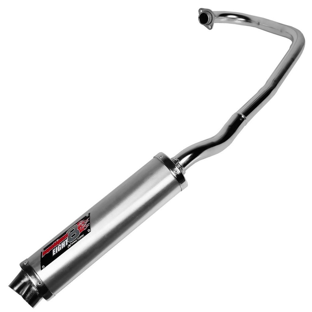 Escapamento Escape Para Moto Pro Tork Eight Aço Ybr 125 2000 2001 2002 2003 2004 2005 2006 2007 2008