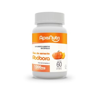 Óleo de Semente de Abóbora 1000mg 60 Cáps Apisnutri - SV