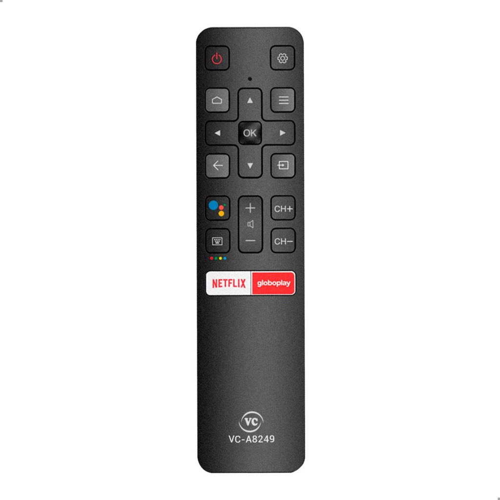 Controle Remoto Tv Tcl Smart Compativel 32/43/49/50/55/65/70