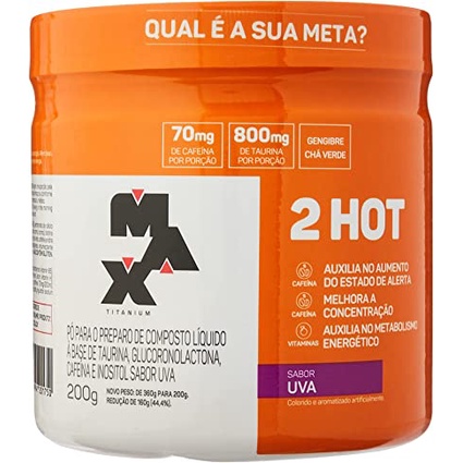 2HOT POTE 200G UVA - MAX TITANIUM