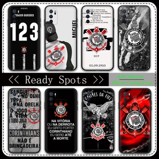Samsung Galaxy A9 A03 Core A04 A04E A04S Corinthians TPU Capa Macia Preta