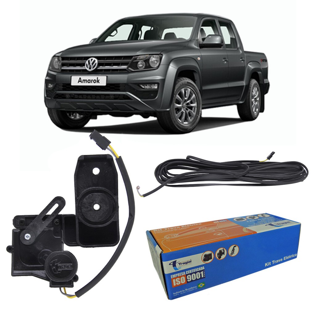 Trava Elétrica Tampa Traseira Caçamba Para Carro Volkswagen Amarok 2010 A 2020 em Oferta na Shopee